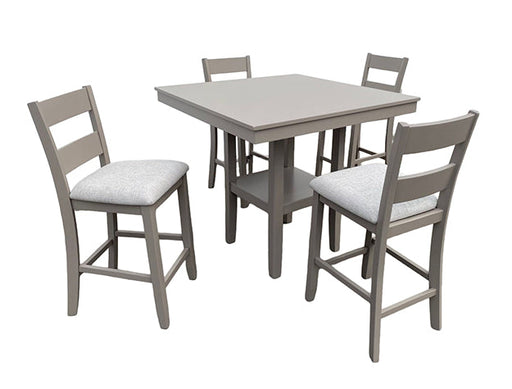 Lester 5-Pk Ctr Ht Table Set Greige - 2631SET-GRG