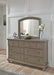 Lettner Light Gray Bedroom Mirror - Gate FurnitureMirror
