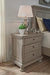 Lettner Light Gray Nightstand - Gate FurnitureNightstand