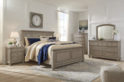 Lettner Light Gray Panel Bedroom Set - Gate FurnitureBedroom Set