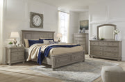 Lettner Light Gray Storage Platform Bedroom Set - Gate FurnitureBedroom Set