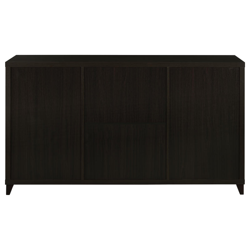 Lewes 2-door Engineered Wood 60-inch TV Stand Cappuccino - 700881