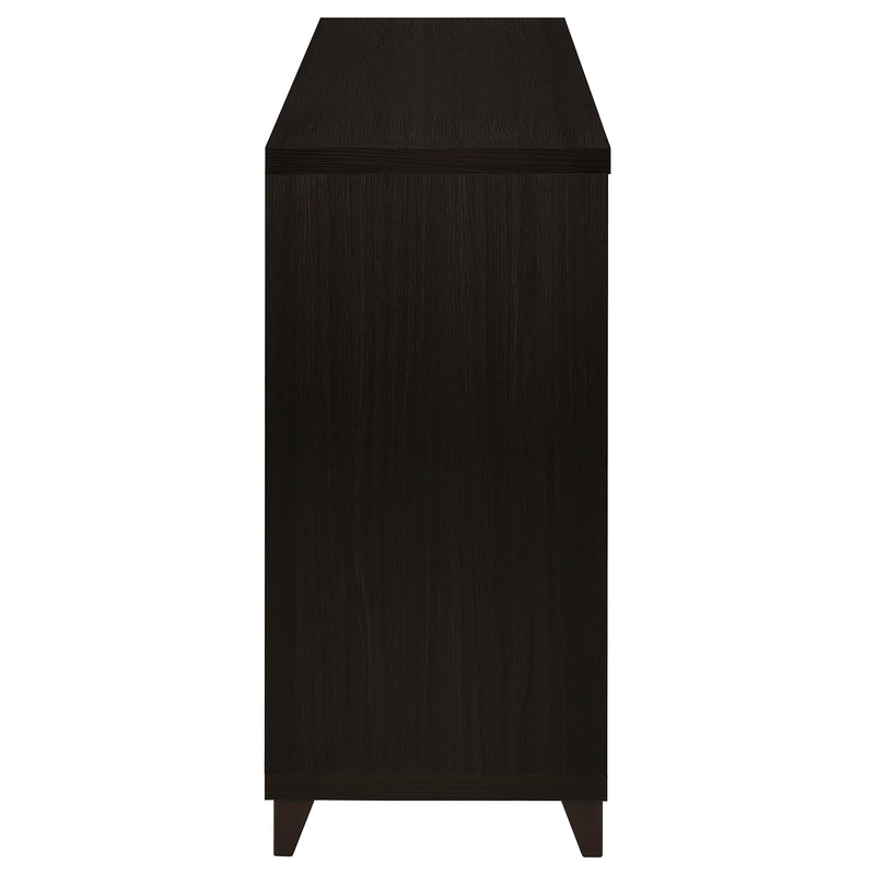 Lewes 2-door Engineered Wood 60-inch TV Stand Cappuccino - 700881