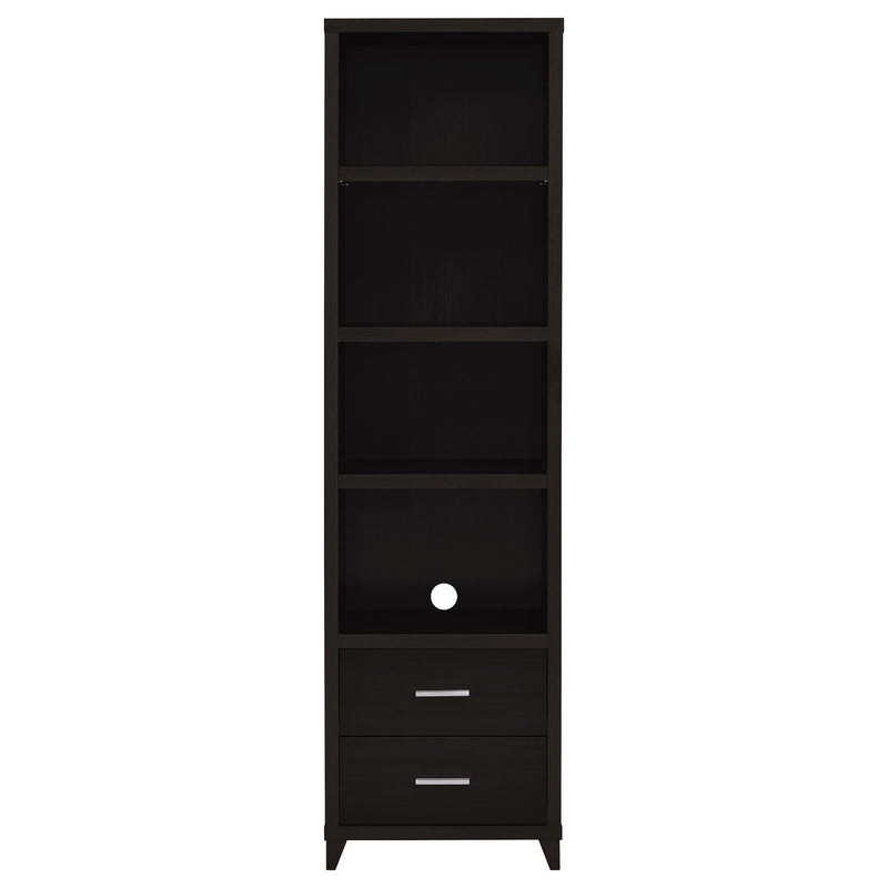 Lewes 4-piece 60-inch TV Entertainment Center Cappuccino - 700881-S4