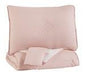 Lexann Pink/White/Gray Full Comforter Set - Gate FurnitureOther Products