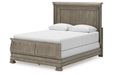 Lexorne Gray Queen Sleigh Bed - Gate FurnitureQueen Bed