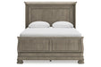 Lexorne Gray Queen Sleigh Bed - Gate FurnitureQueen Bed