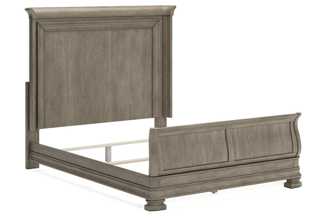 Lexorne Gray Sleigh Bedroom Set - Gate FurnitureBedroom Set