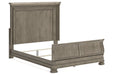 Lexorne Gray Sleigh Bedroom Set - Gate FurnitureBedroom Set