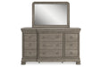 Lexorne Gray Sleigh Bedroom Set - Gate FurnitureBedroom Set
