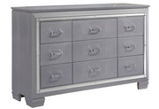 Lillian Silver Dresser - Lara FurnitureDresser
