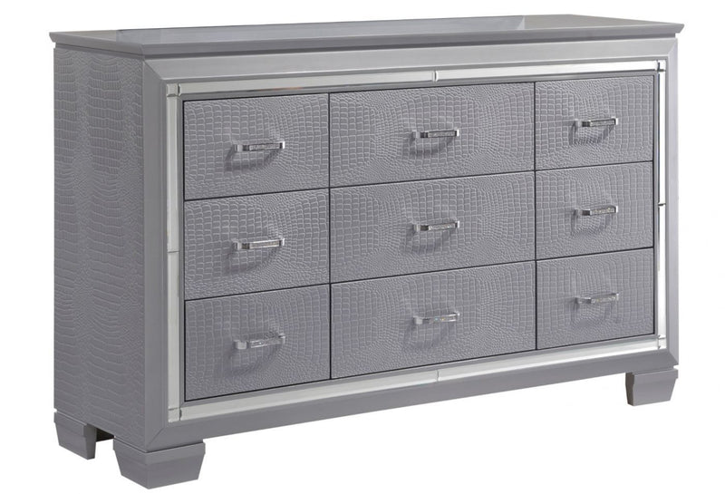 Lillian Silver Dresser - Lara FurnitureDresser