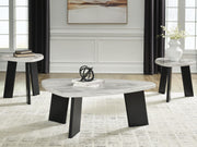 Lilyberg Gray/Black Table (Set of 3) - T389-13