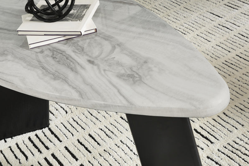 Lilyberg Gray/Black Table (Set of 3) - T389-13