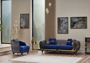 Lima Chair Blue in Blue - 101-LIM-BLUE-B