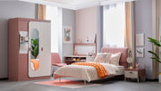 Linda Kids Room Set (Twin Bed &  Study Desk &  Nightstand) - 145-LIN-SET
