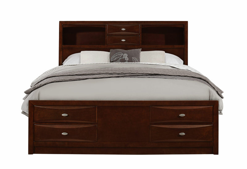 Linda Merlot Full Bed - LINDA-M-FB (M)