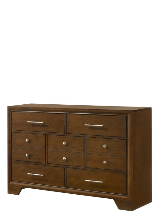 Linden - 7 Drawers Dark Oak Dresser - B325-D