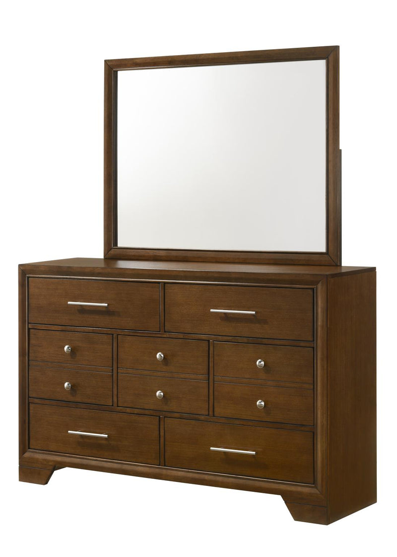 Linden - Dark Oak Mirror - B325-M