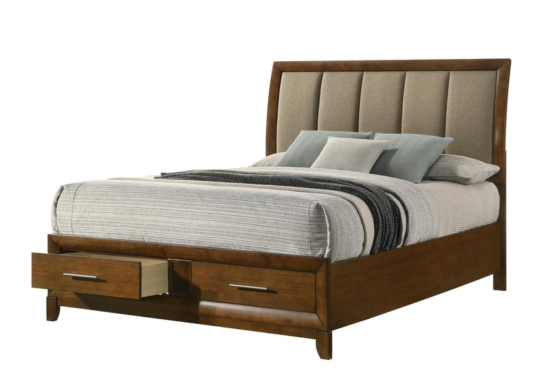 Linden - Dark Oak Storage Full Bed - B325-F-Bed