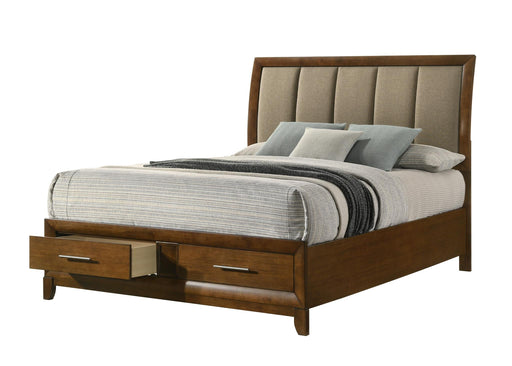 Linden - Dark Oak Storage King Bed - B325-K-Bed