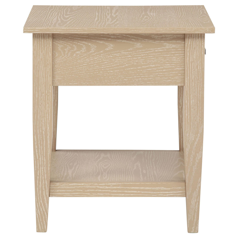 Lindenton 1-drawer Wood Occasional Side End Table Blonde - 722757