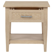 Lindenton 1-drawer Wood Occasional Side End Table Blonde - 722757