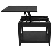 Lindenton 2-piece Wood Lift-Top Coffee and End Table Set Black - 722728-S2