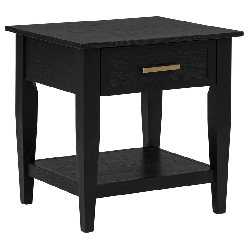 Lindenton 2-piece Wood Lift-Top Coffee and End Table Set Black - 722728-S2
