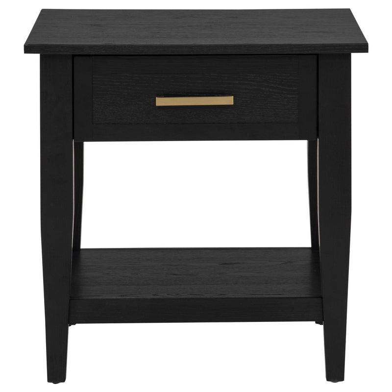 Lindenton 2-piece Wood Lift-Top Coffee and End Table Set Black - 722728-S2