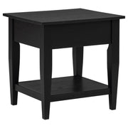 Lindenton 2-piece Wood Lift-Top Coffee and End Table Set Black - 722728-S2