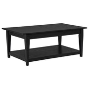 Lindenton 2-piece Wood Lift-Top Coffee and End Table Set Black - 722728-S2