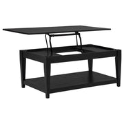 Lindenton 2-piece Wood Lift-Top Coffee and End Table Set Black - 722728-S2