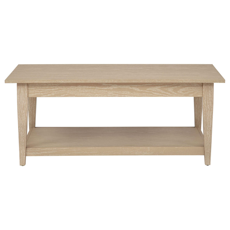 Lindenton 3-piece Wood Lift-Top Coffee and End Table Set Blonde - 722758-S3