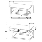 Lindenton Lift-Top Occasional Cocktail Coffee Table Black - 722728