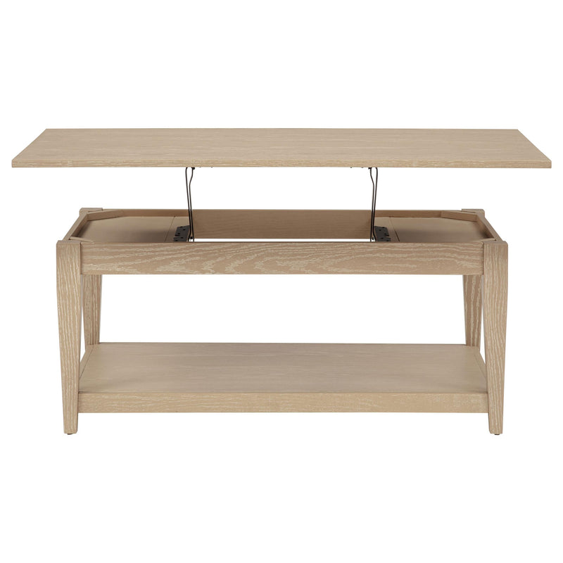 Lindenton Lift-Top Occasional Cocktail Coffee Table Blonde - 722758