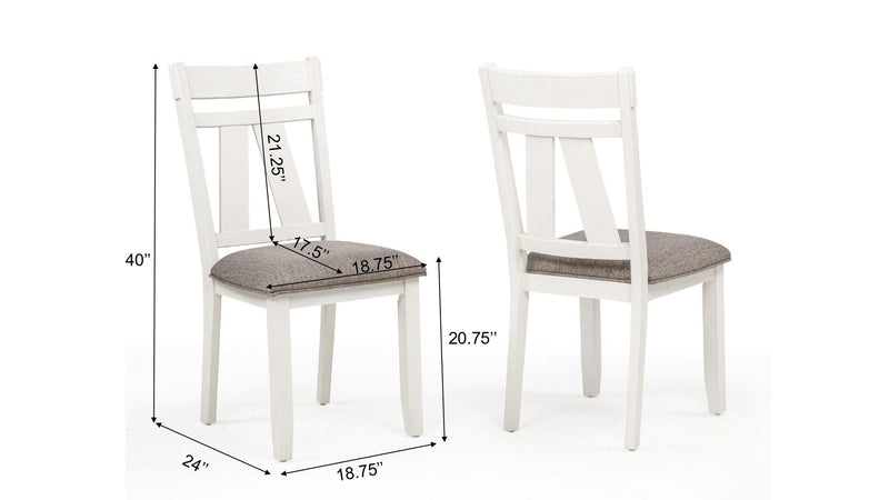Lindsey 5PC (Round Table & 4 Chairs) - D215-5PC