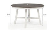 Lindsey 5PC (Round Table & 4 Chairs) - D215-5PC