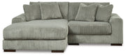 Lindyn Fog 2-Piece Sectional with Ottoman from Ashley - Lara Furniture