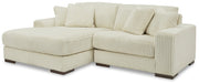 Lindyn Ivory 2-Piece Sectional with Ottoman from Ashley - Lara Furniture
