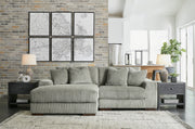 Lindyn Fog 2 - Piece LAF Sofa Chaise - Gate FurnitureSectional