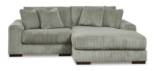 Lindyn Fog 2 - Piece RAF Sofa Chaise - Gate FurnitureSectional