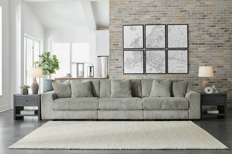 Lindyn fog 3 Piece Sectional Sofa - Lara FurnitureSectional