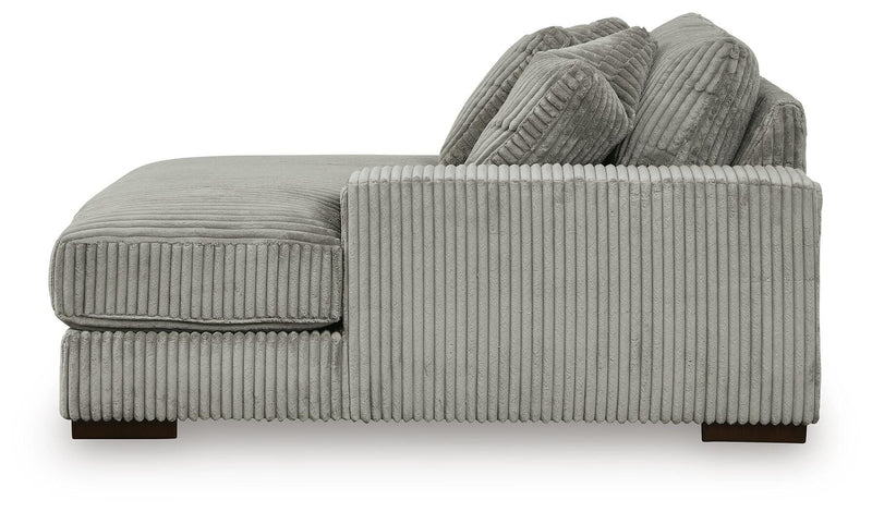 Lindyn Fog 3-Piece Sectional with Double Chaise - 21105S18