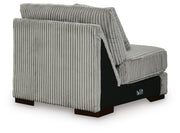 Lindyn Fog 3-Piece Sectional with Double Chaise - 21105S18