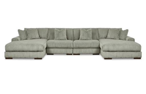 Lindyn Fog 4 - Piece Double Chaise Sectional - Lara FurnitureSectional