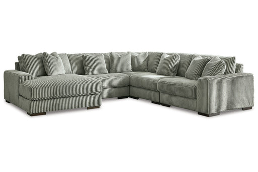 Lindyn Fog 5 - Piece LAF Sectional - Gate FurnitureSectional