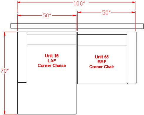 Lindyn Ivory 2 - Piece LAF Sectional - Gate FurnitureSectional
