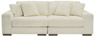 Lindyn Ivory 2 Piece Sectional Sofa - Gate FurnitureSectional
