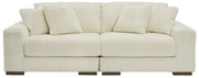 Lindyn Ivory 2 Piece Sectional Sofa - Lara FurnitureSectional
